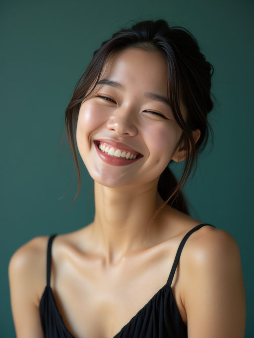 미소짓는 여자
